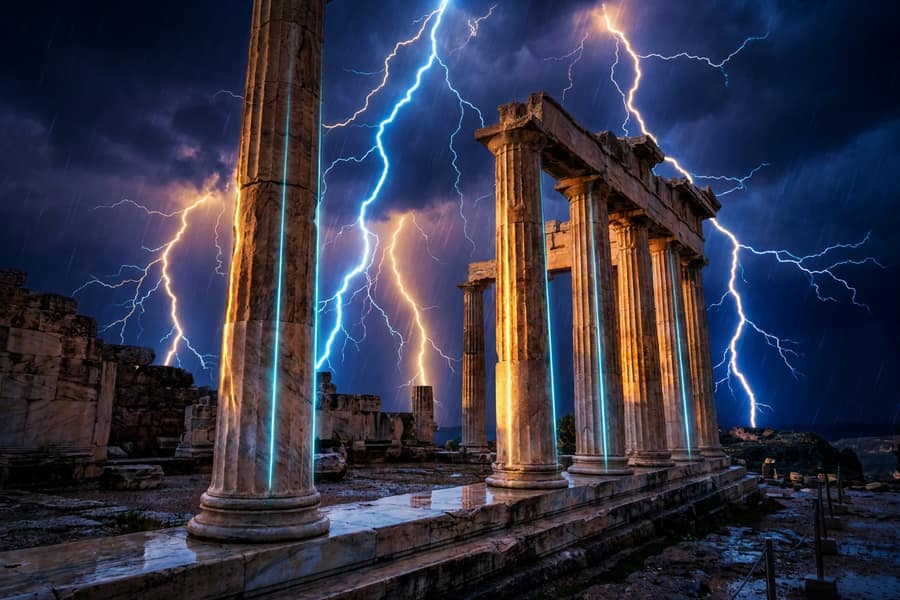 Слот Gates of Olympus с молниями